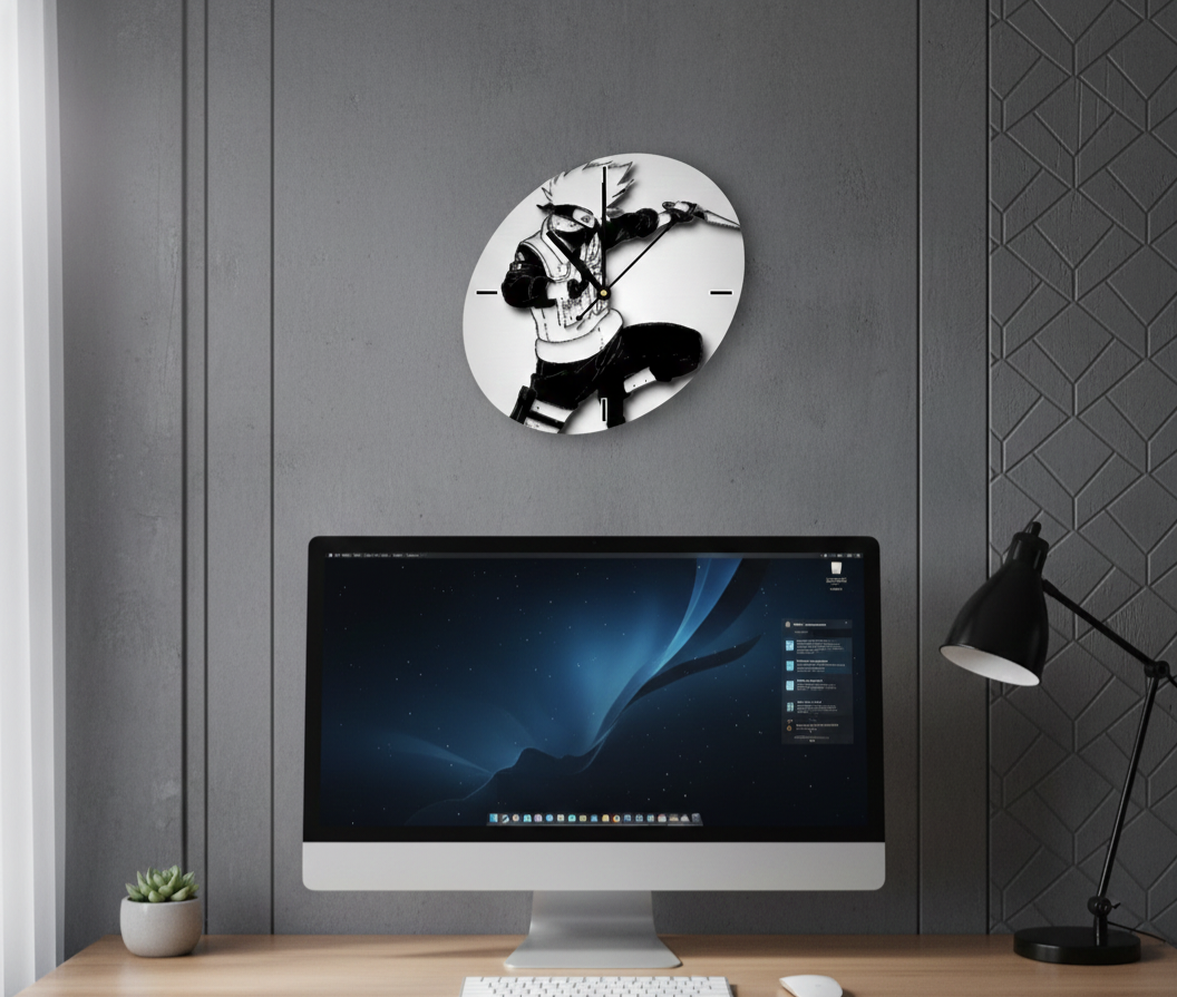 Phantom Ninja Anime Wall Clock
