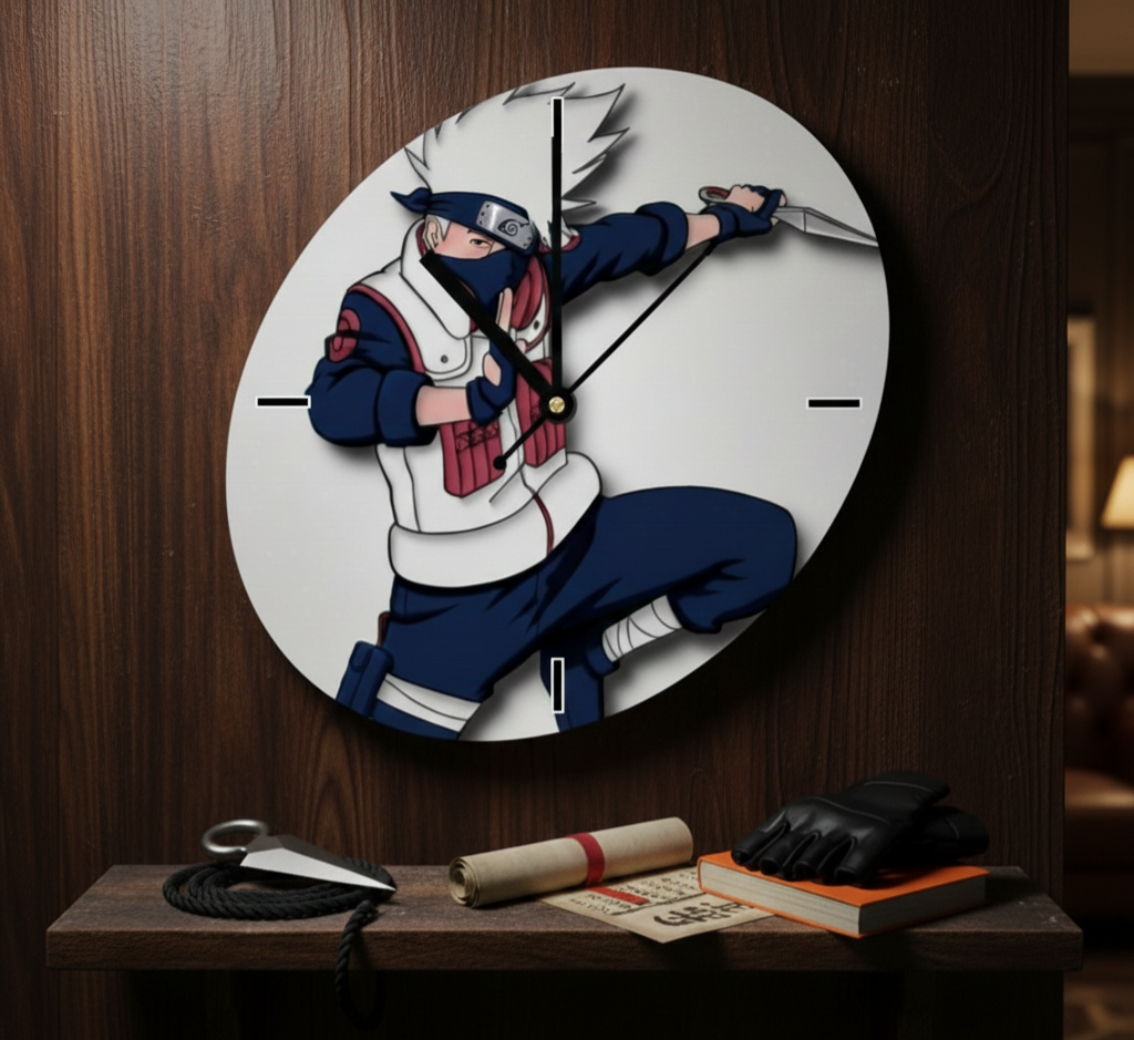 Phantom Ninja Anime Wall Clock