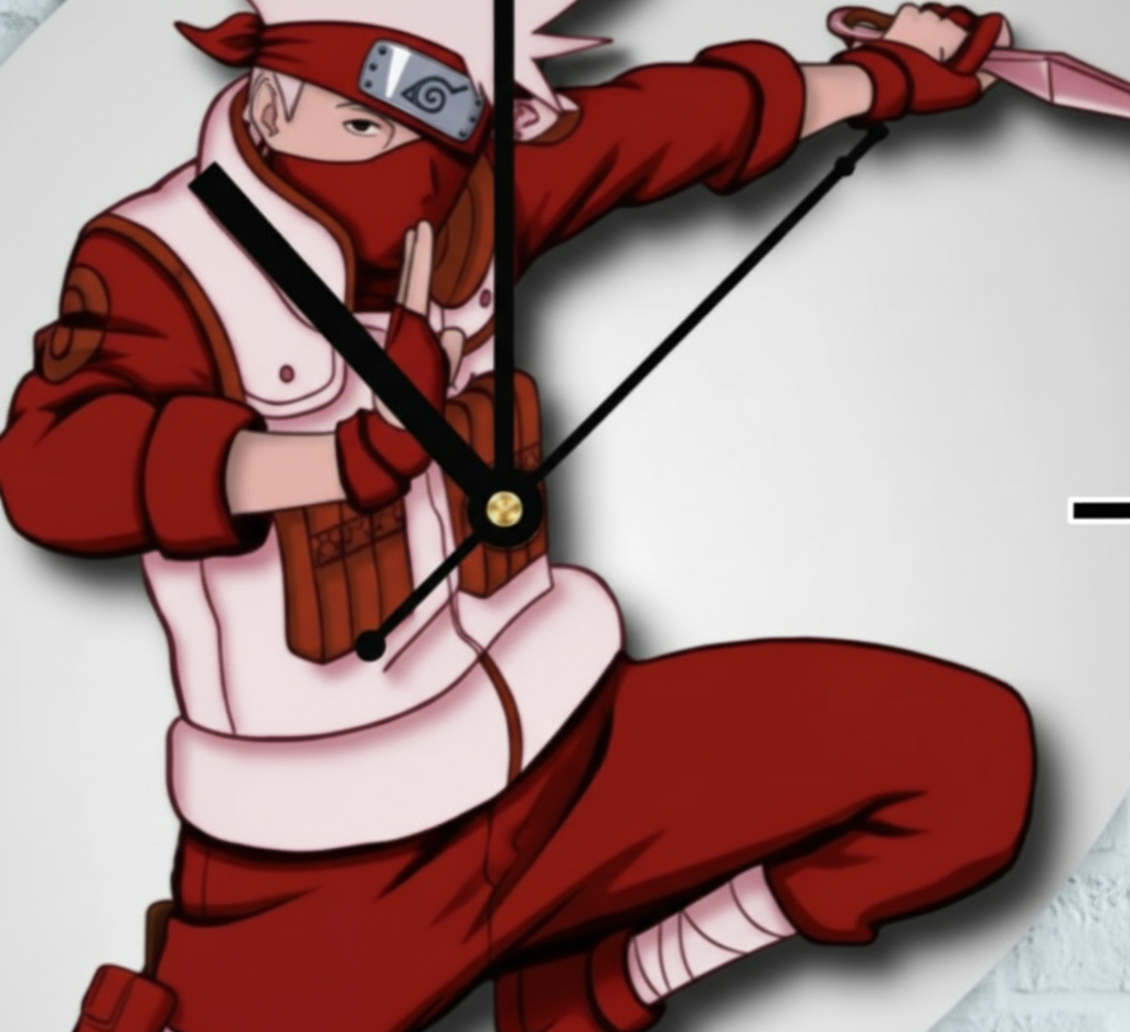 Phantom Ninja Anime Wall Clock