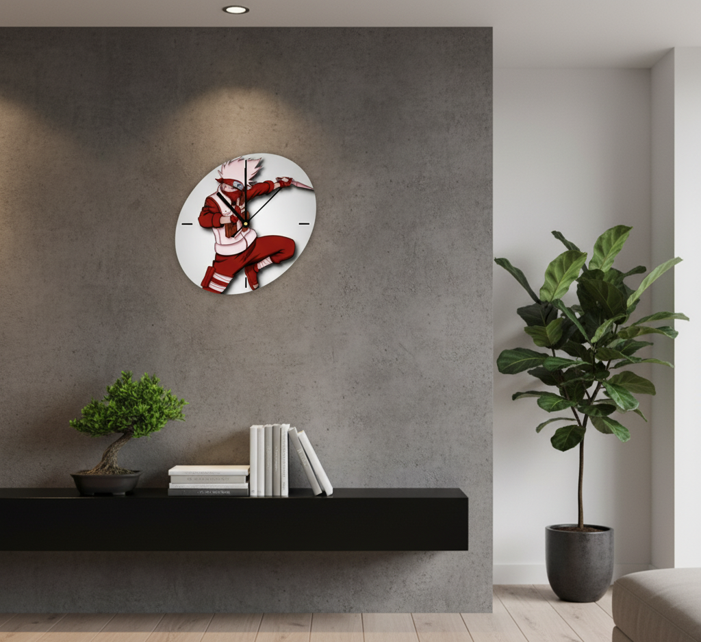 Phantom Ninja Anime Wall Clock